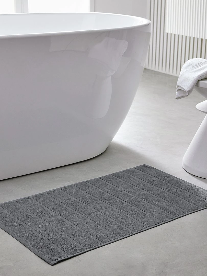 Tapis de bain 80 x 50 cm Gris