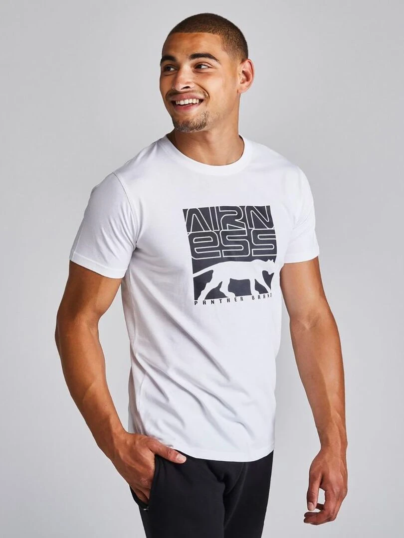 TEE SHIRT JUST NOW Airness Blanc