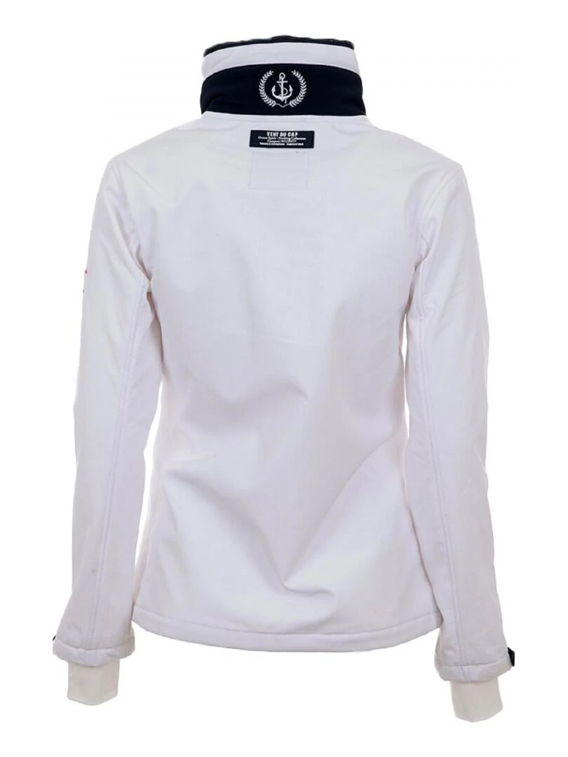 Blouson softshell femme ADJI VENT DU CAP Blanc