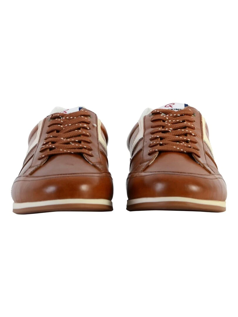 Basket Cuir Redskins Dinamo   Marron