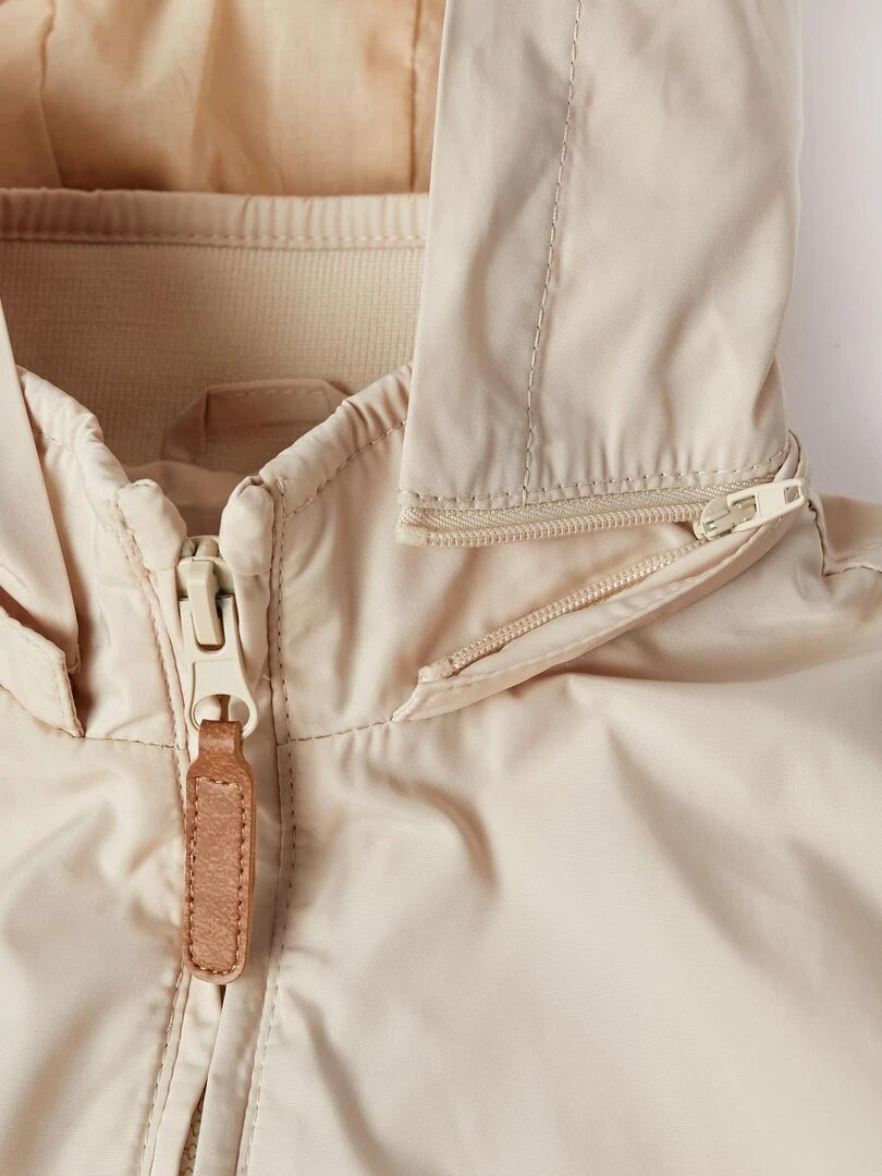 Manteau avec Capuche Amovible pour Garçon  ATLANTIC COMPANY   Beige clair