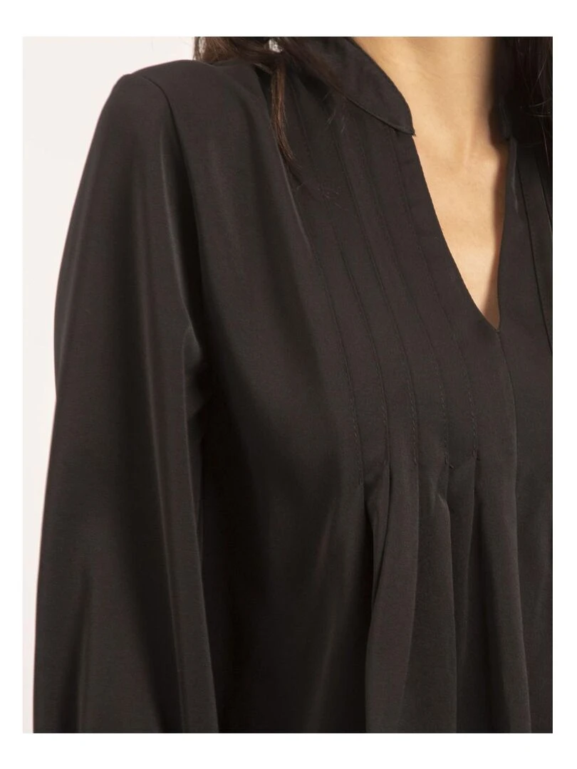 Blouse plissée OANA   Noir