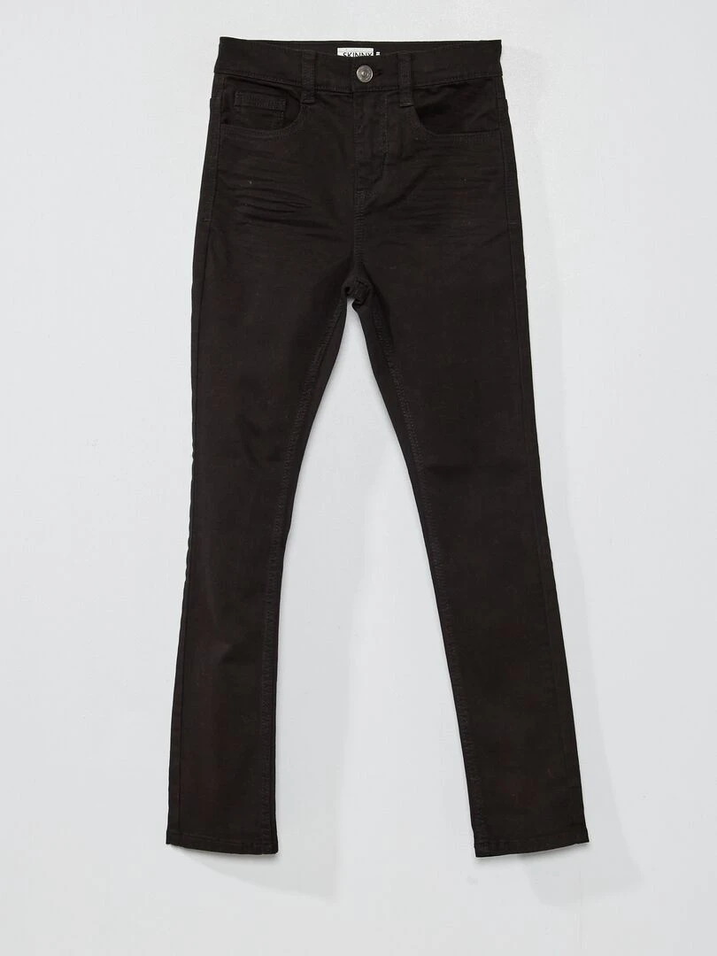 Jean skinny à 5 poches noir