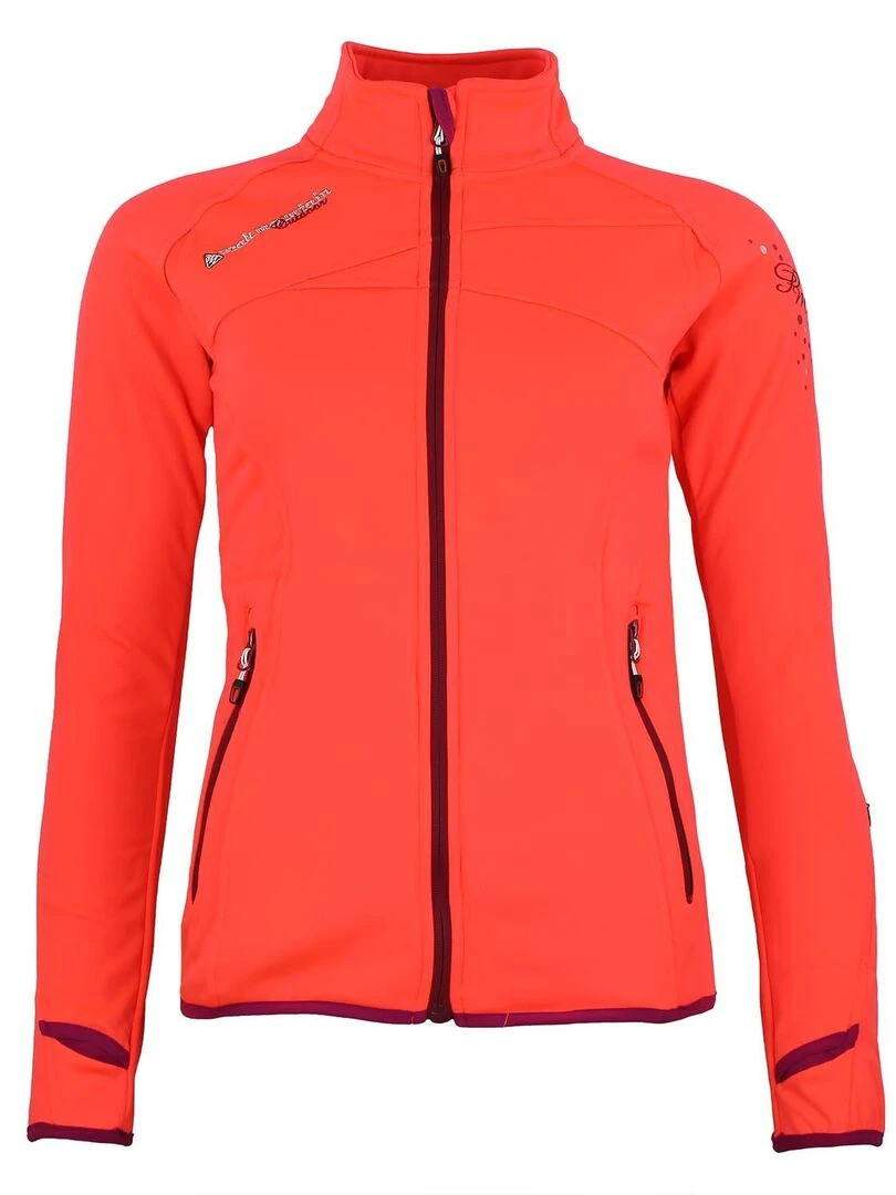 Blouson polarshell femme ACLIMATE Orange
