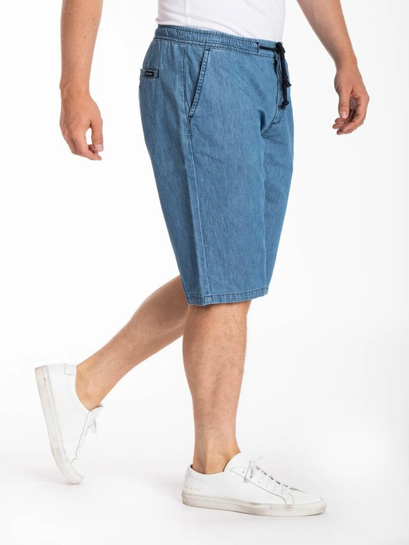 Bermuda en chambray MANUEL DENIM 'Rica Lewis' Bleu