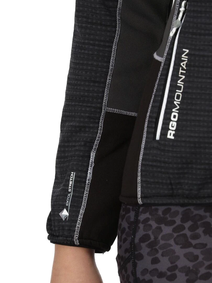 Regatta   Veste softshell YARE   Noir mat