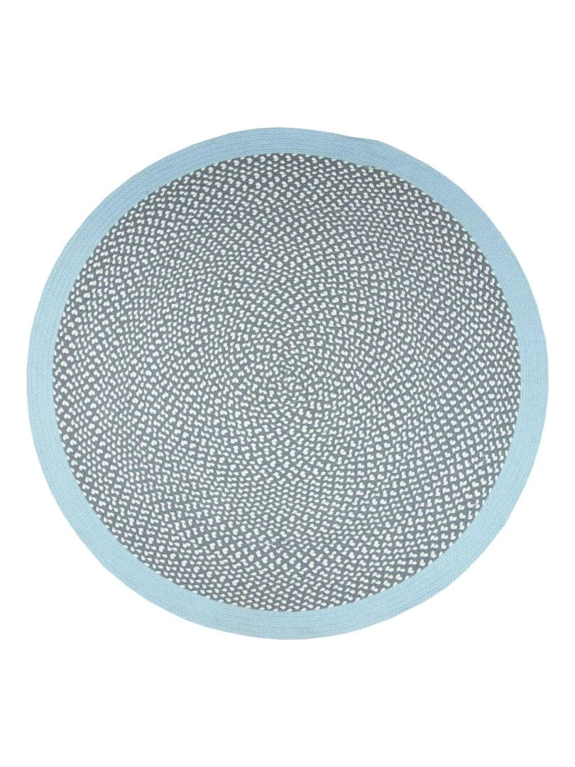 Tapis Coton Brenda par Nattiot Ø 120 cm Nattiot Bleu