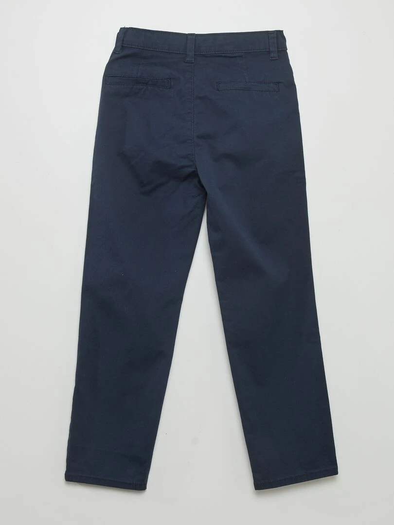 Pantalon chino bleu marine