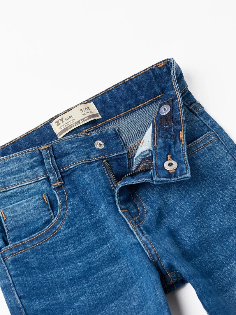 Pantalon en jean pour fille 'Slim Fit'  THE WAVE TRIBE   Bleu