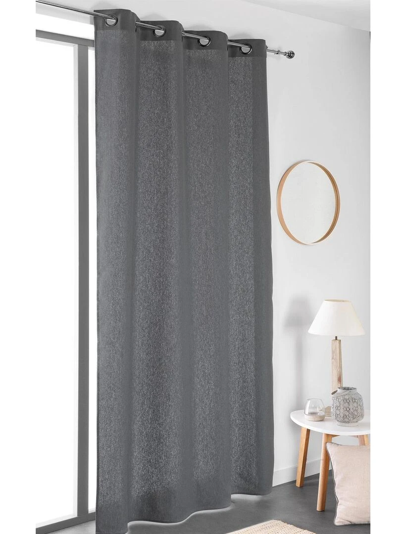 Rideau d'ameublement Effet usé Gris foncé