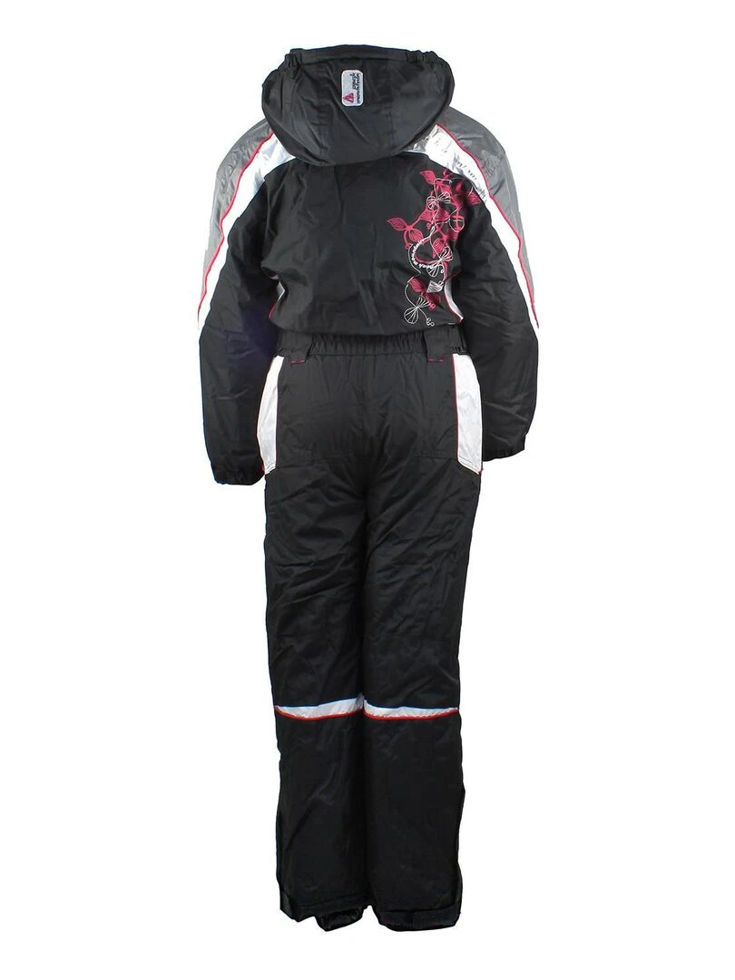 Combinaison de ski fille GENIAX PEAK MOUNTAIN Noir Noir