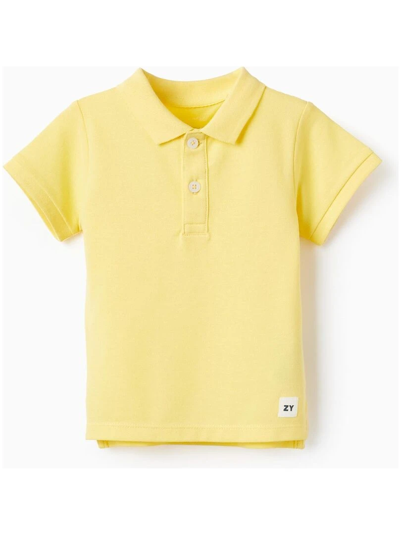 Polo en Piqué de Coton pour Bébé Garçon manches courtes EXPLORING AUSTRALIA Jaune