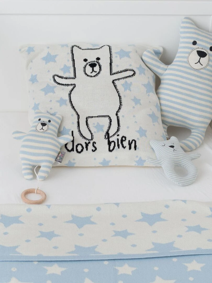 Taie de coussin OURSON Ecru