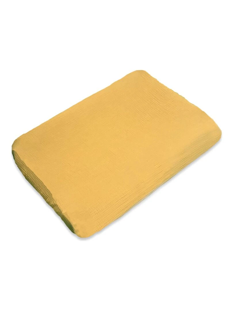 Housse de Matelas à Langer en Coton Bio Honey Beige