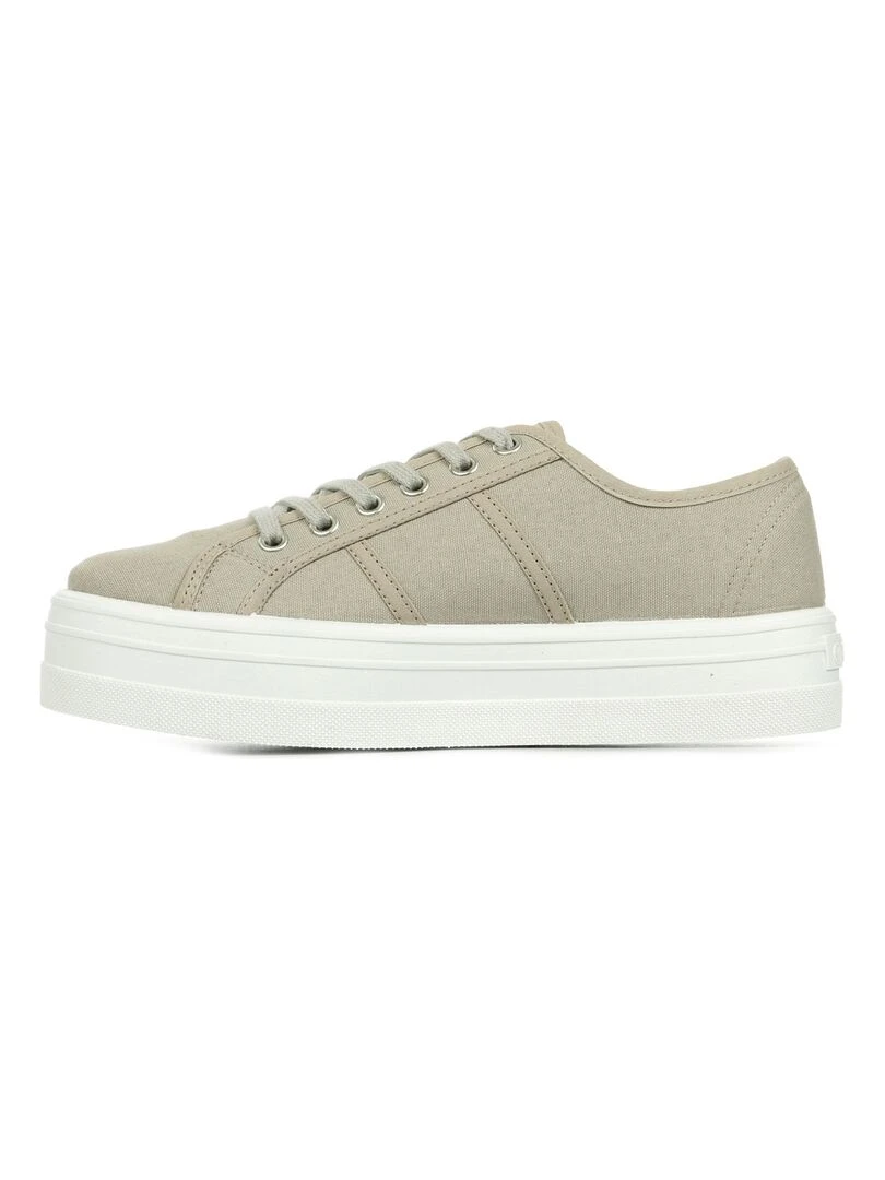 Baskets Victoria Basket Lona Plataforma   Beige