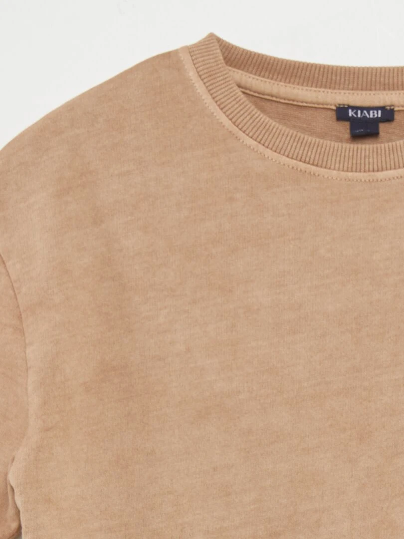 Pyjama court   tee shirt + bermuda   2 pièces   terracotta