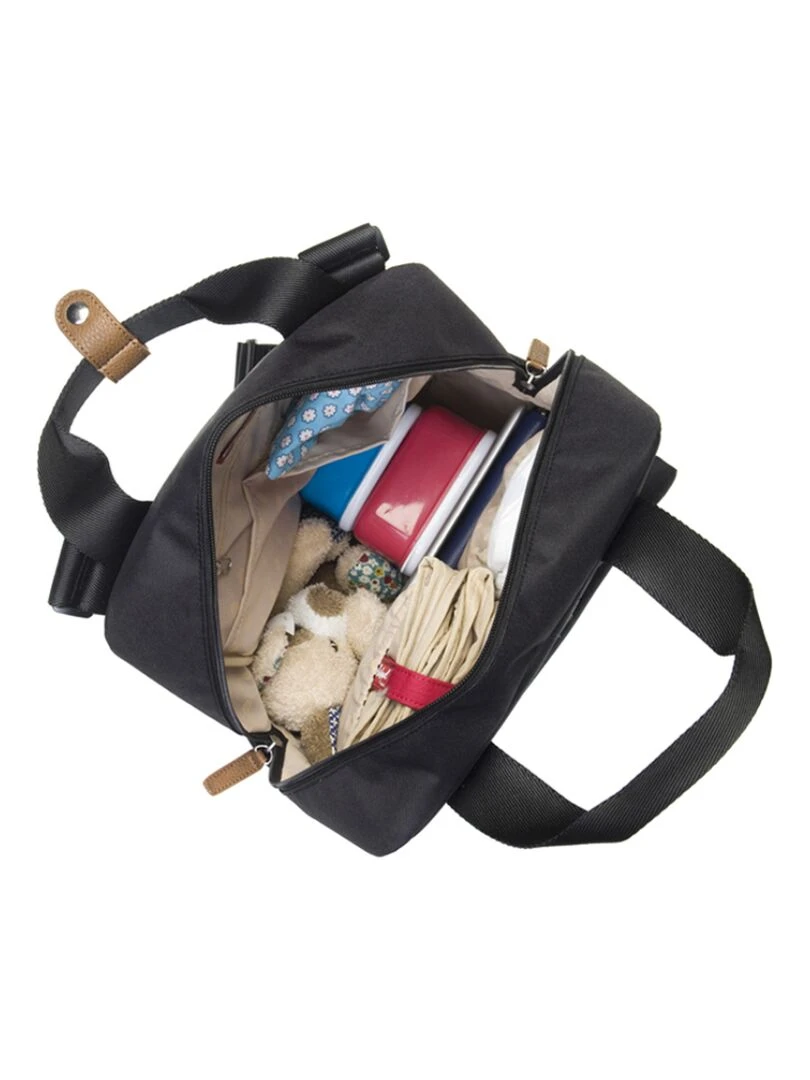Sac à dos à langer Georgi Eco noir   Noir