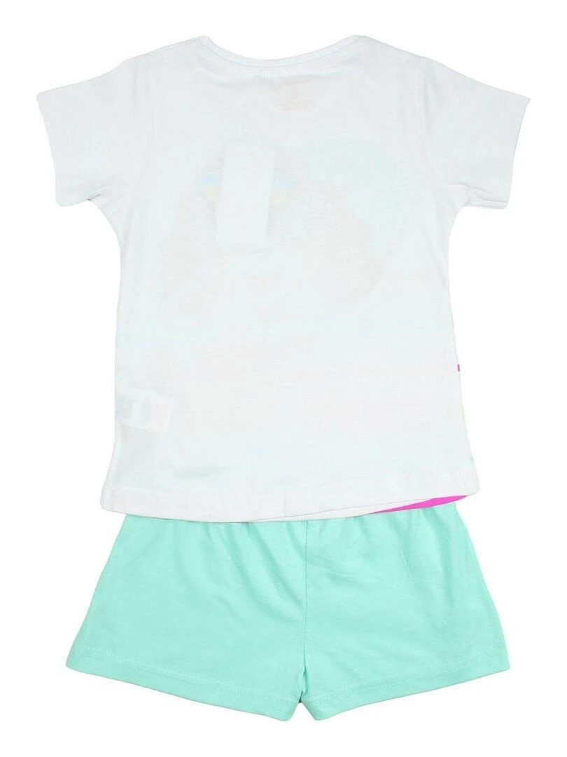 Paw Patrol Ensemble T shirt short fille Imprimé La Pat' Patrouille Vert