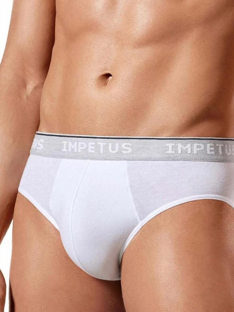 Slip bio organique Oeko Tex confort Cotton Organic Blanc