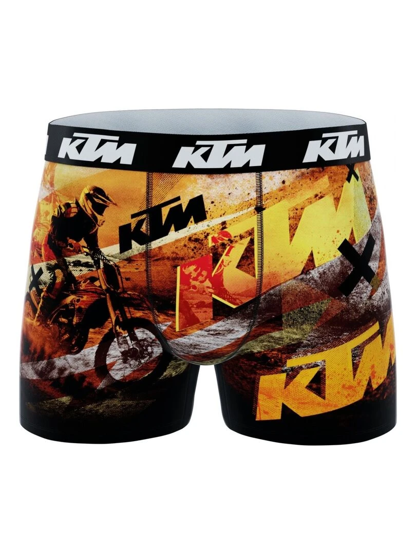 Lot de 3 boxers garçon Ktm   Orange