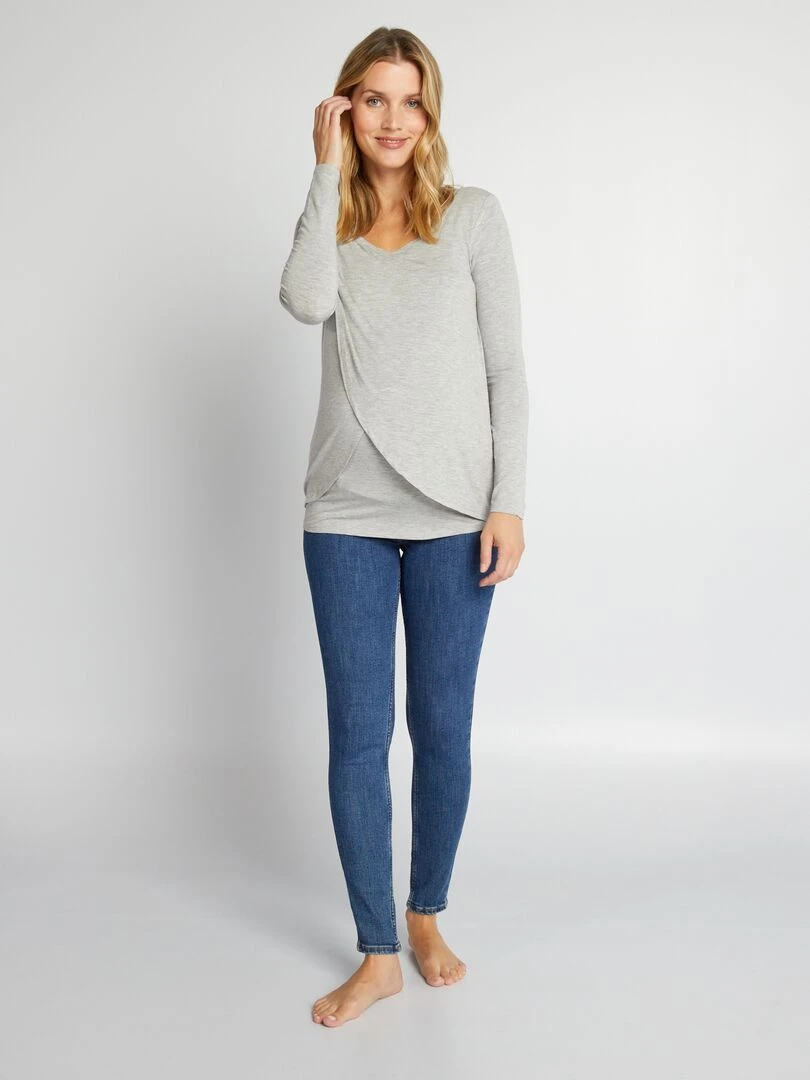 Jean grossesse superstretch BLEU