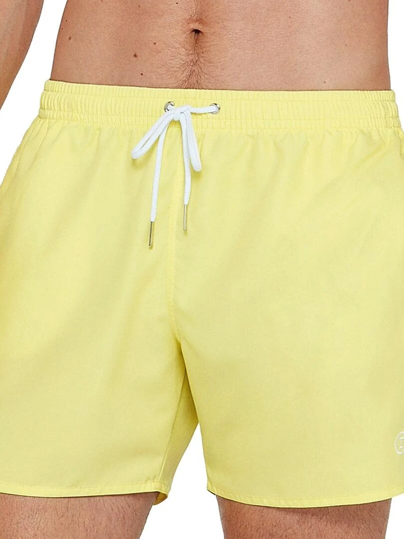 Maillot de bain short à séchage rapide Digue Jaune