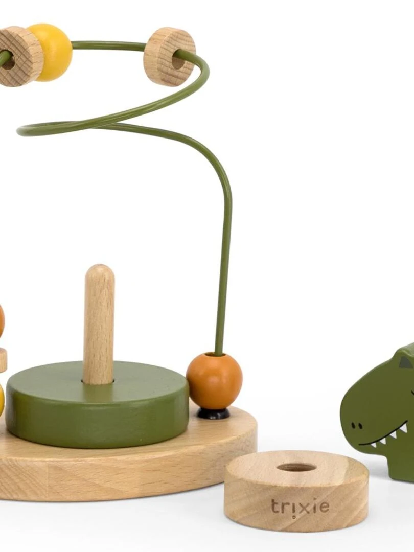 Labyrinthe à perles en bois Mr Dino   Trixie   N/A