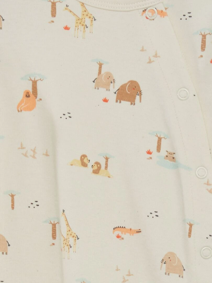 Lot de pyjama dors bien imprimée   2 pièces   Bleu