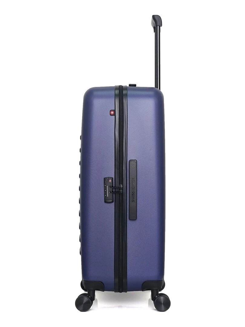 SWISS KOPPER   VALISE GRAND FORMAT ABS WIL 4 ROUES 75 CM   Bleu marine
