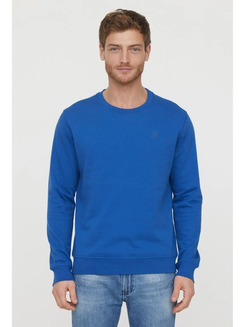 Lee Cooper Sweatshirt manches longues coton regular EDIE Bleu