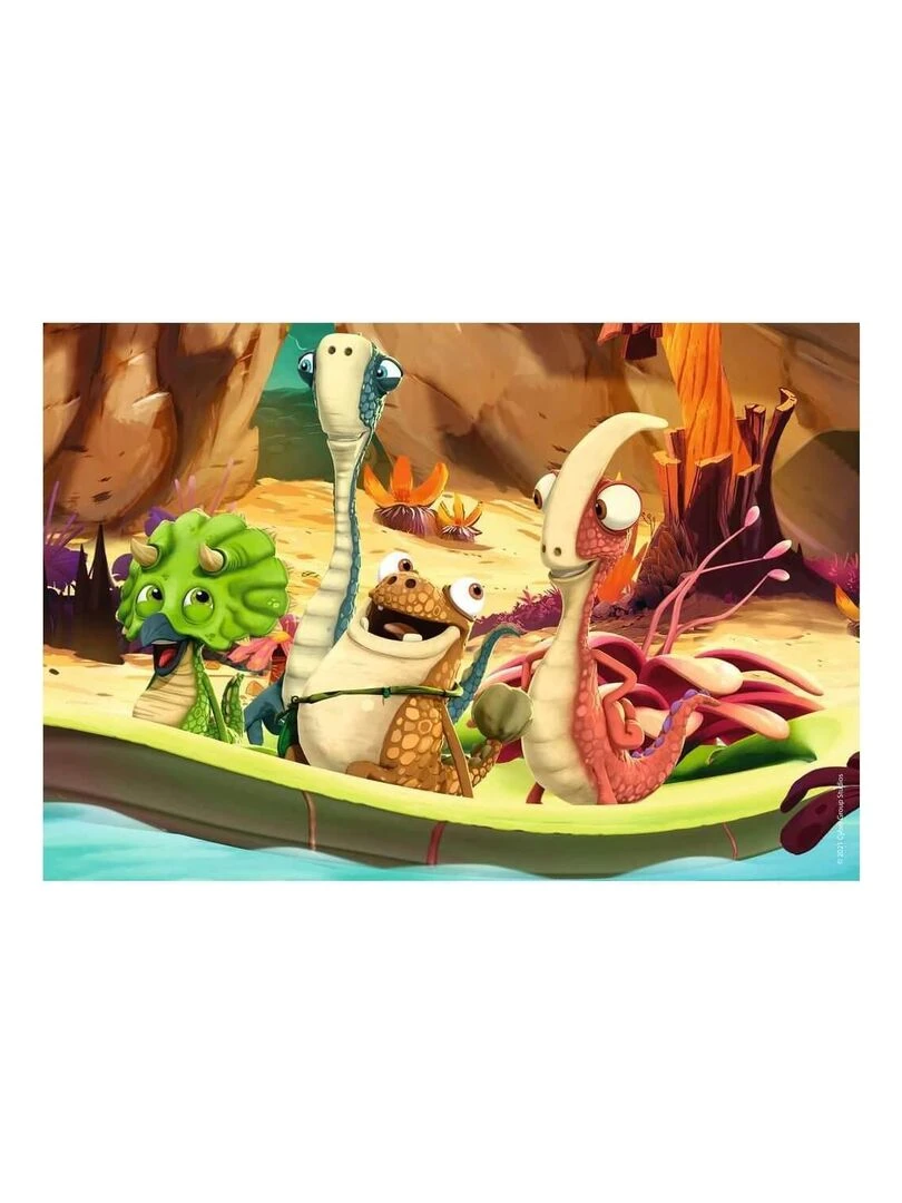 Puzzle 2 x 24 pièces gigantosaurus : Rocky  bill  mazu et tiny   N/A