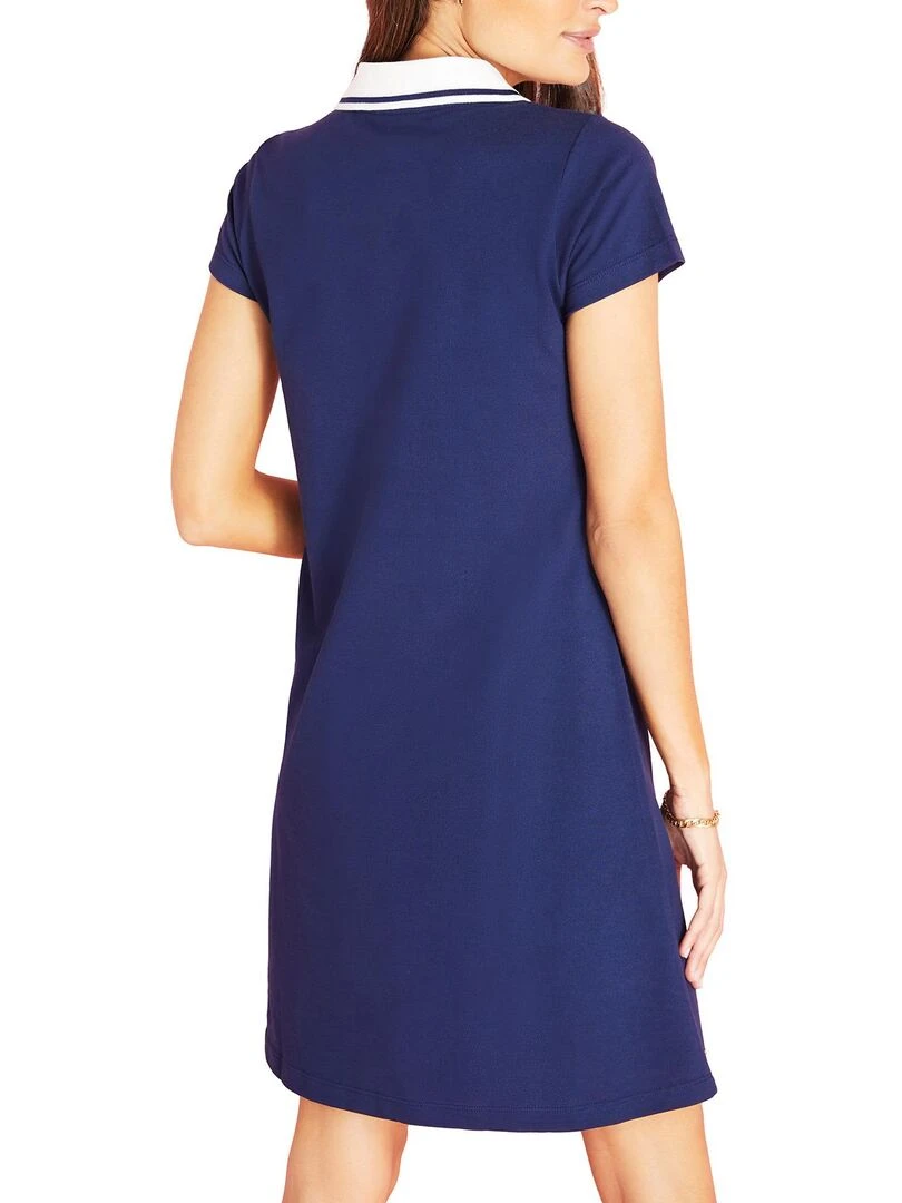 Robe estivale manches courtes Ipanema Bleu marine