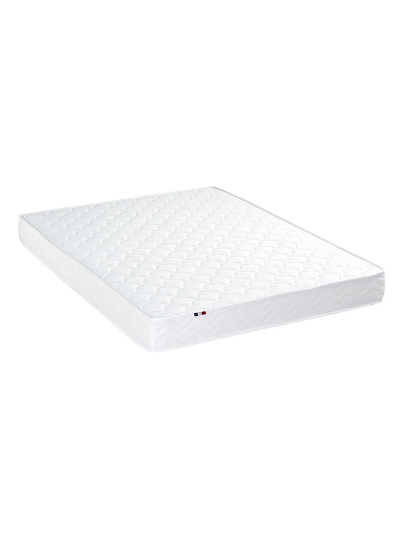 Matelas accueil Latex 3 zones INITIAL Bi Confort Mousse & Latex Made in France Blanc