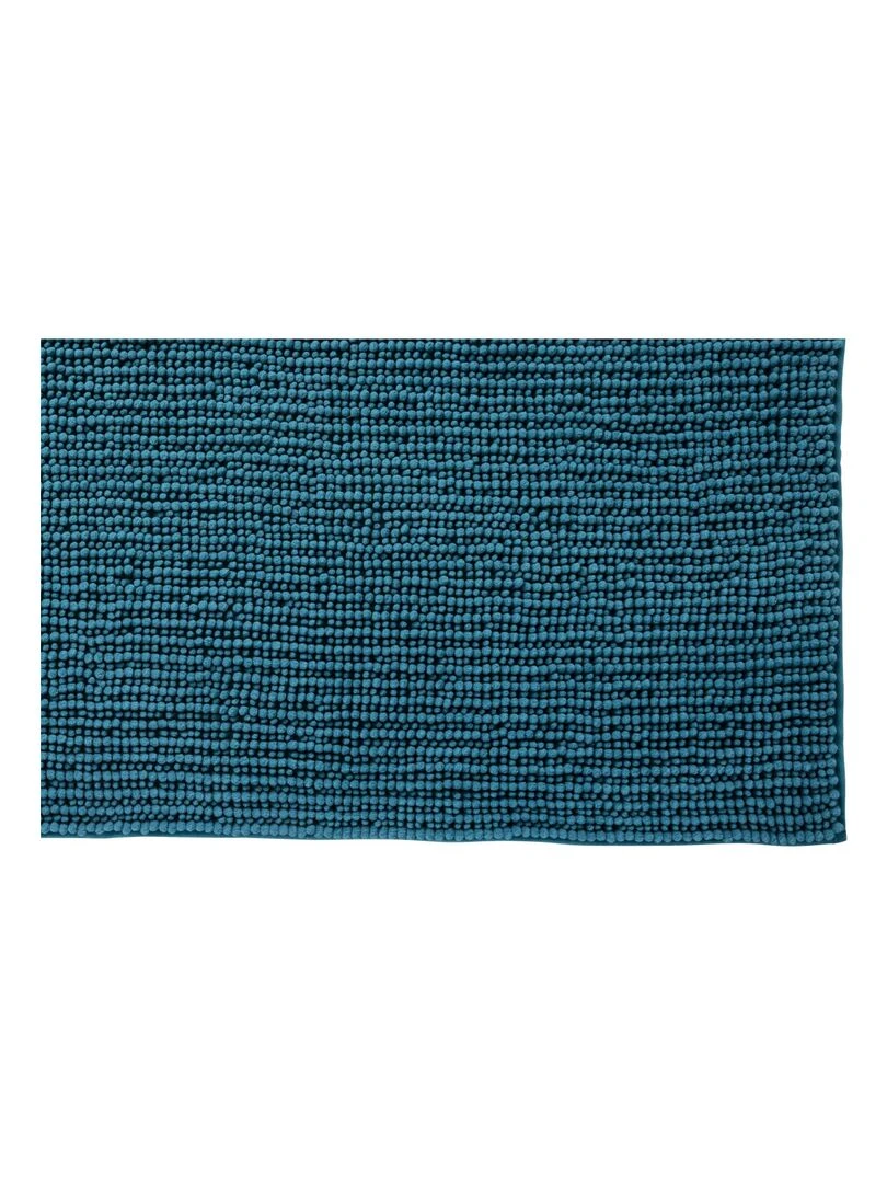 Guy Levasseur   Tapis de bain en polyester uni   Bleu canard