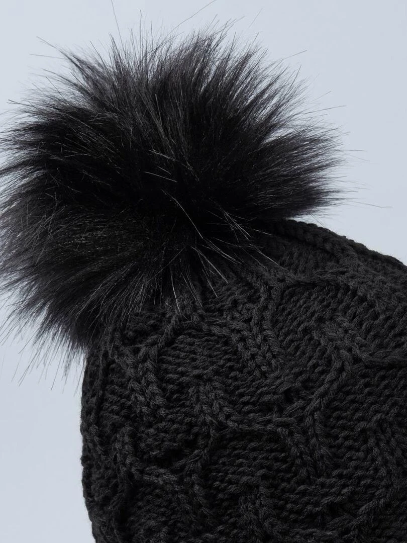 Bonnet Maribel   Made in UE   Noir