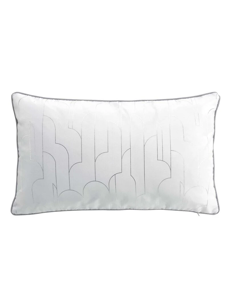 Coussin passepoil Collection Domae Blanc