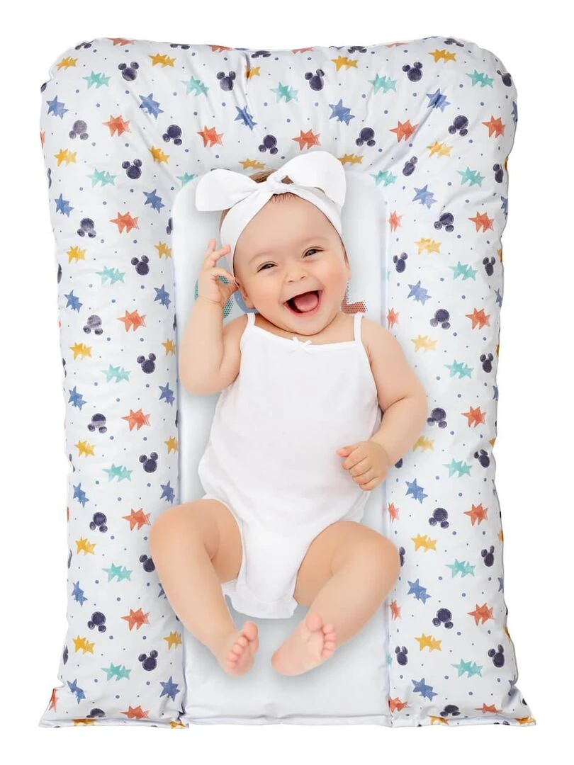 Matelas à langer Flocons Disney Baby Bleu Multicolore Blanc