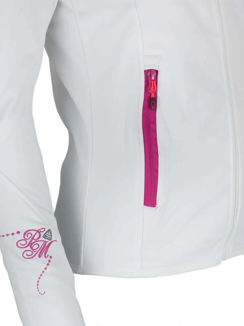 Blouson polarshell femme AYNUR   Blanc