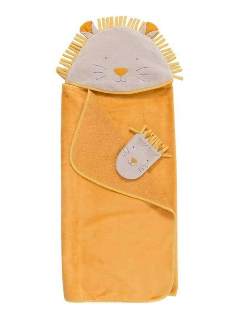 Sortie de bain Sous mon baobab Orange