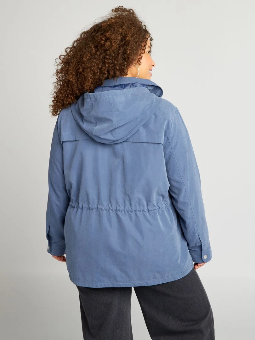 Veste de pluie 'Only Carmakoma'   Bleu
