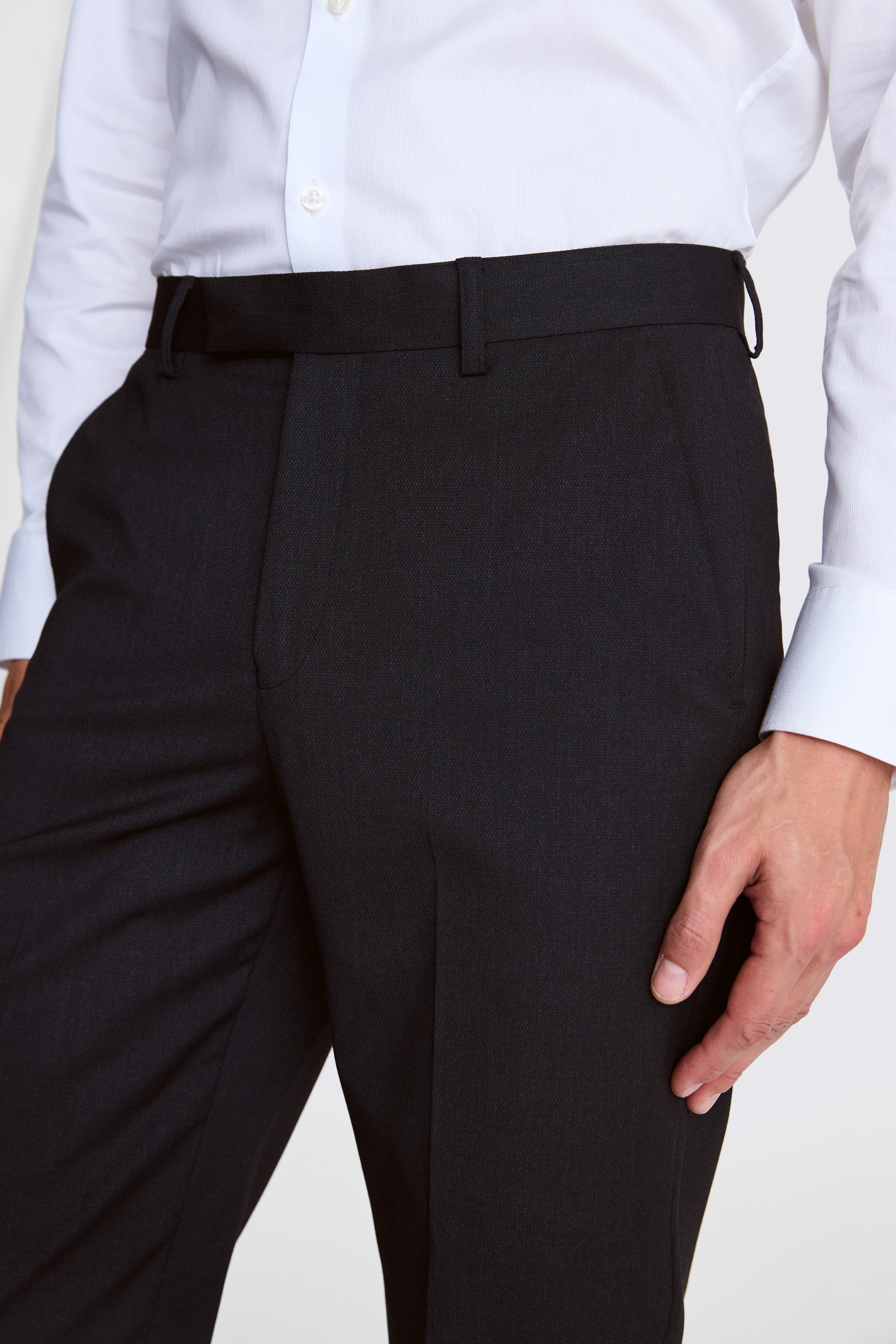 Tailored Fit Royal Blue Performance Trousers   Buy Online at Moss