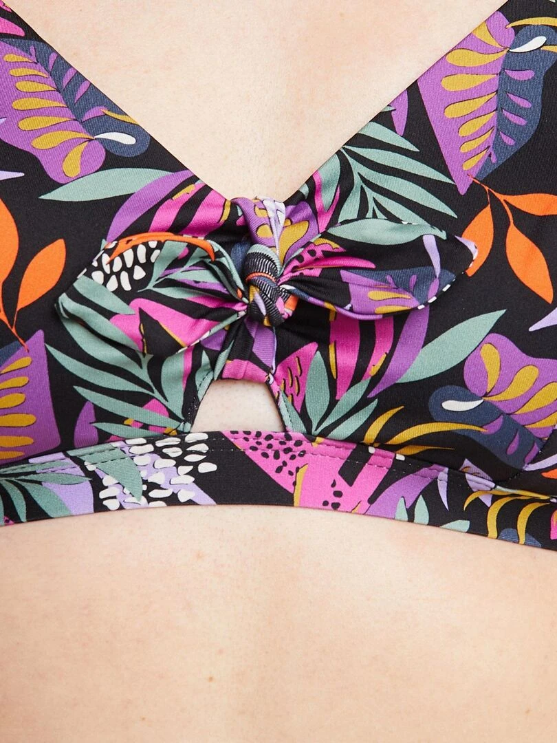 Maillot de bain triangle post op Lavande   RougeGorge Lingerie   Noir