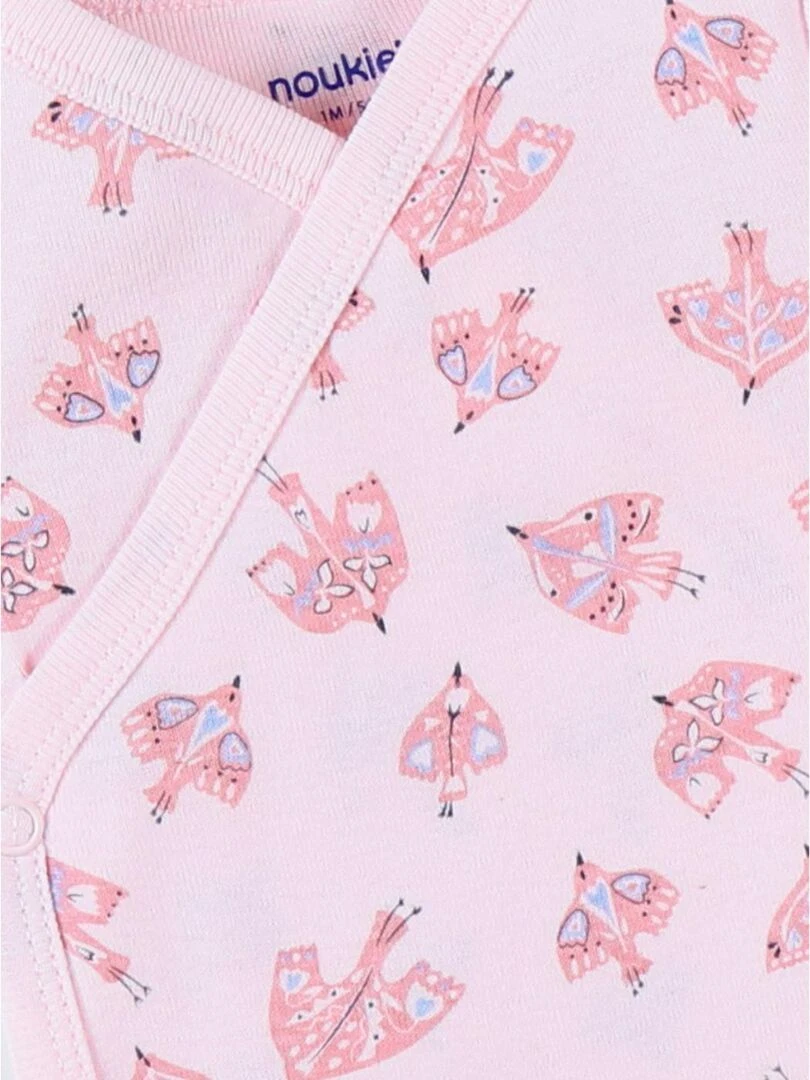 Body longues manches évolutif  clair   Noukie's   Rose