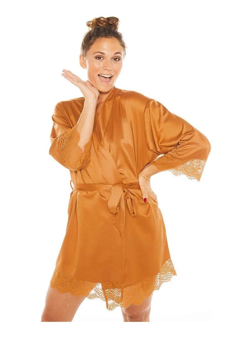 Kimono EFFRONTEE Camille Cerf & Pomm'Poire Jaune