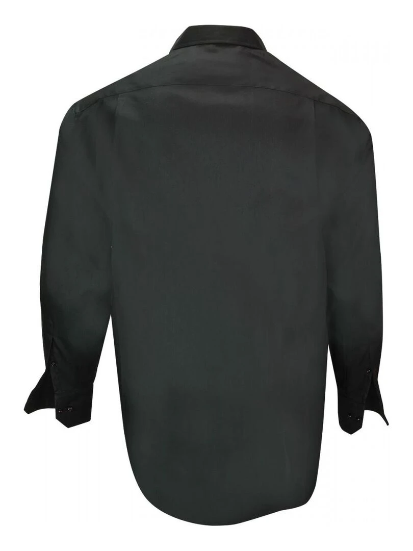 Chemise mode BICOLORE Noir