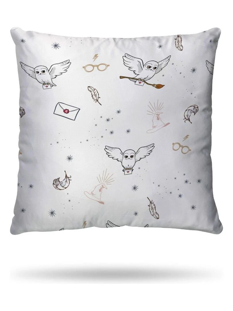 Housse De Couette Harry Potter Hedwige et Taie d'oreiller   100% Coton   Rose