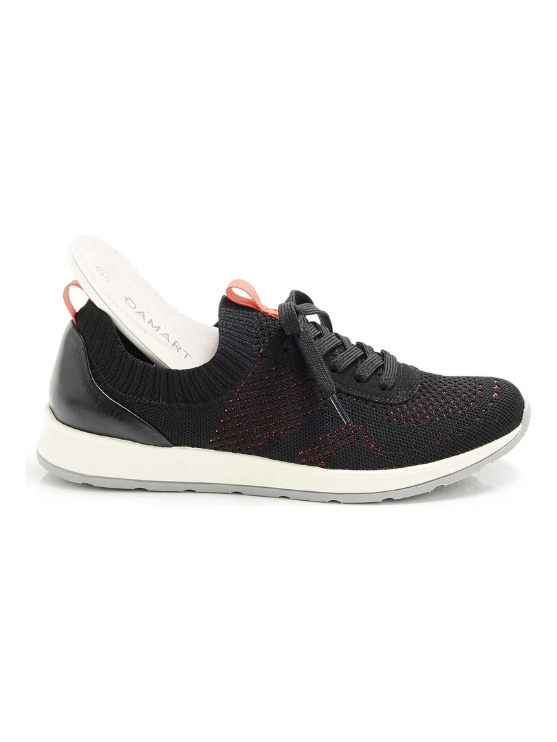 Baskets en textile extensible Amortyl   Damart   Noir