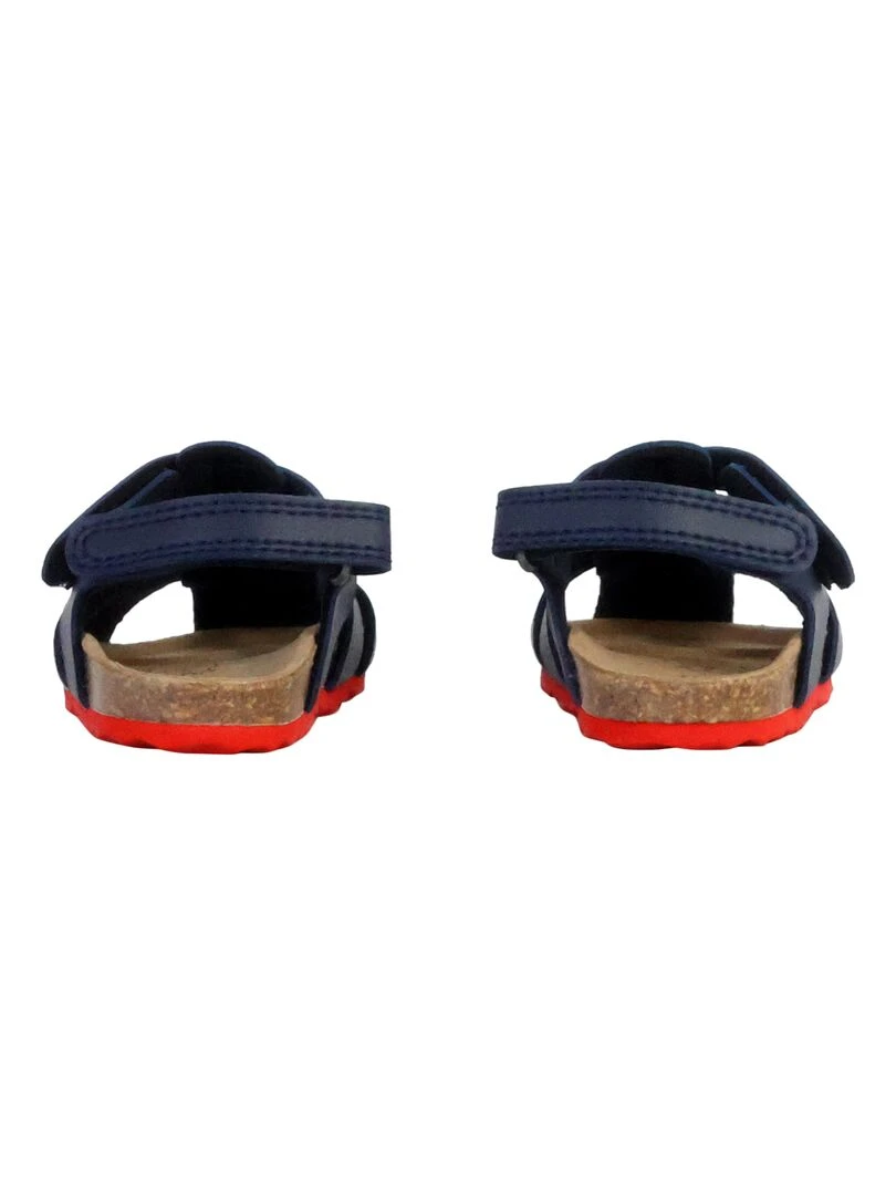 Sandales Cuir Enfant Geox Chalki   Bleu