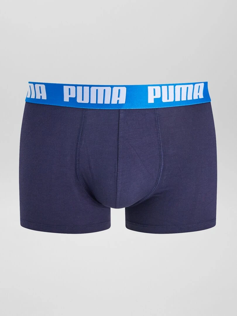 Boxers 'Puma'   Lot de 4   Bleu/noir/rouge