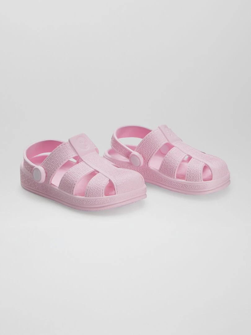 Sabot en plastique moulé Rose